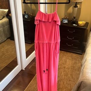 Juicy couture used maxi pink dress for beach or pool attire size small